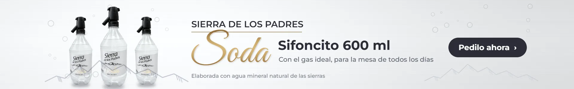 Soda Sierra de los Padres Sifoncito