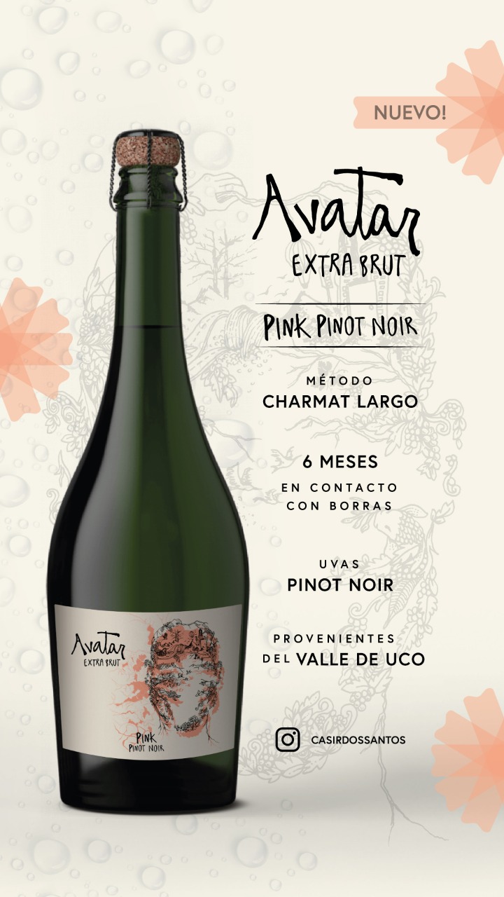 Avatar Extra Brut Pink Pinot Noir 750cc