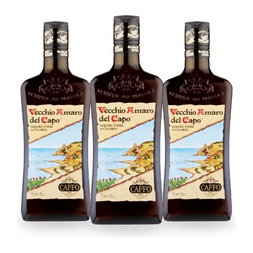 [3072] Promo x3 Vecchio Amaro del Capo 35º 700cc