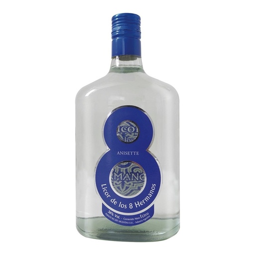 [1842] Licor de Anis Azul 8 Hermanos 29º 1000cc