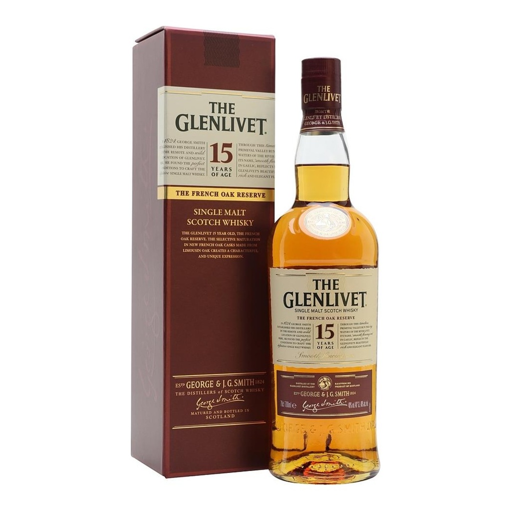 Whisky The Glenlivet 15yo 40º Estuche 1x700cc