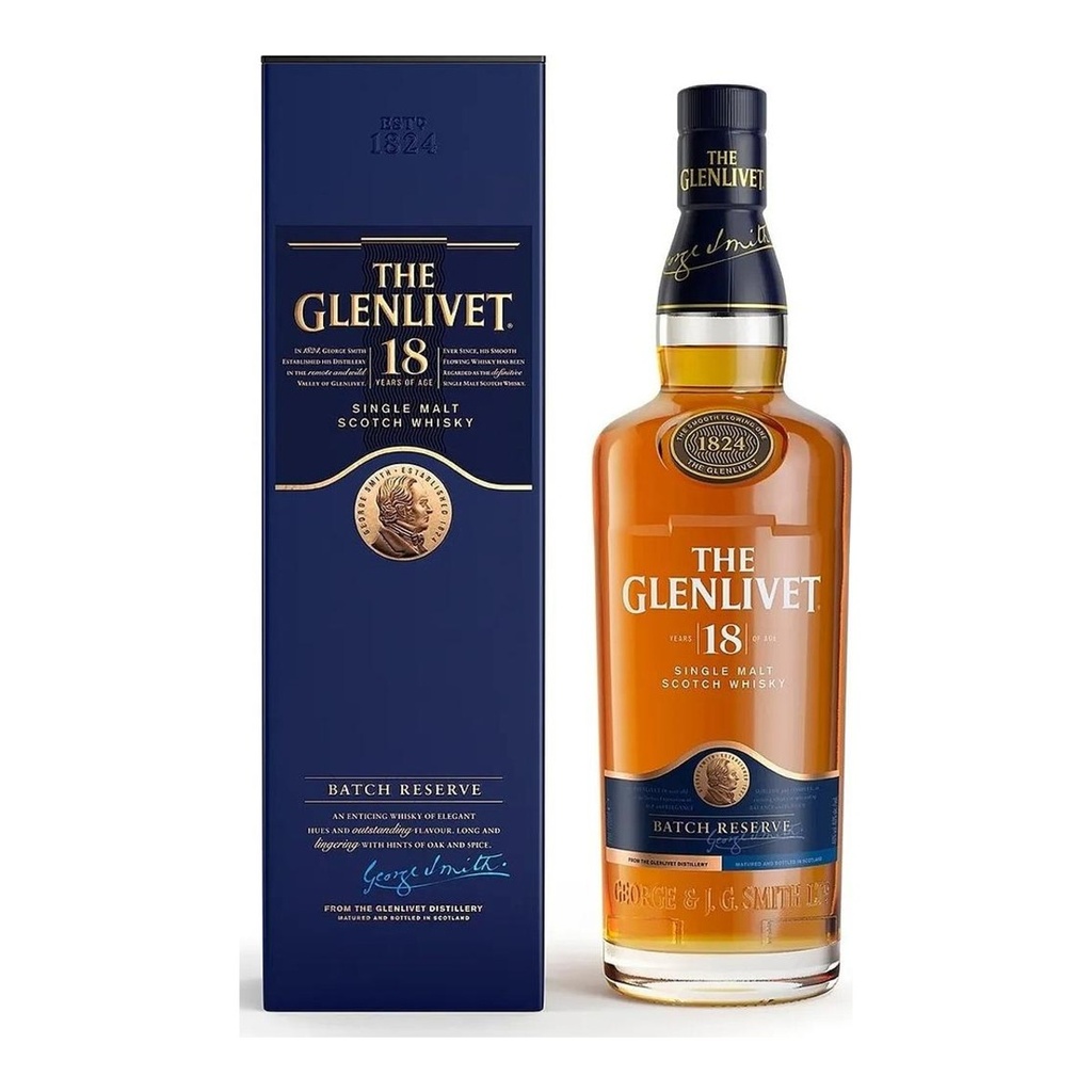 [1613] Whisky The Glenlivet 18 yo 40º Estuche 1x700cc