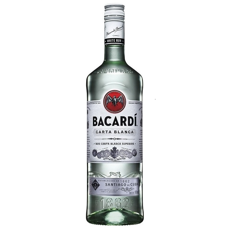 [1081] Ron Bacardi Carta Blanca 40º 980cc