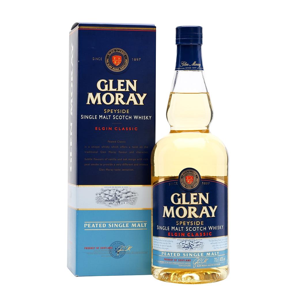 [2155] Whisky Glen Moray Classic Peated 40º 1x700cc