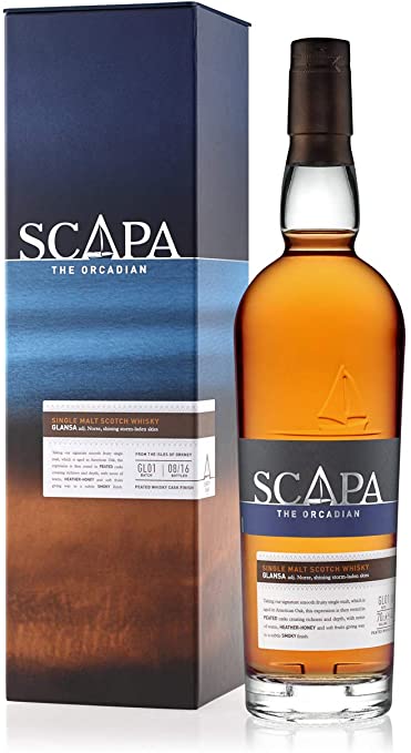 Whisky Scapa GLANSA Single Malt 40º Estuche 1x750cc
