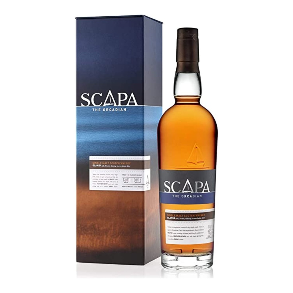 [2330] Whisky Scapa GLANSA Single Malt 40º Estuche 1x750cc