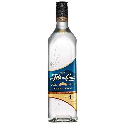 [2682] Ron Flor De Caña Blanco 4 Años 40º 750cc