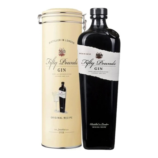 [2761] London Dry Gin Fifty Pounds 43.5º TUBO 1x700cc