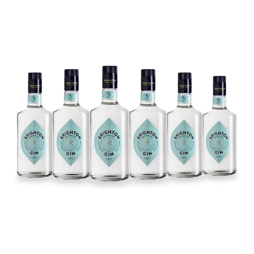 [2764] Promo x6 Dry Gin Brighton 37.5º 700cc