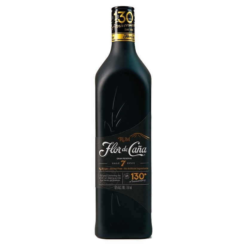 Flor De Caña Ron Gran Reserva 7 Años 40º BLACK EDITION 750cc