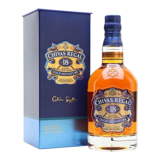 [3069] Whisky Chivas 18 yo 40º 1x700cc