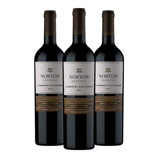 [3223] Promo x3 Norton Reserva Cabernet Sauvignon 750cc