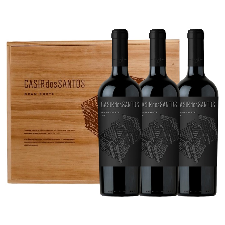 [3329] Casir dos Santos Gran Corte Estuche Madera 1x3x750cc