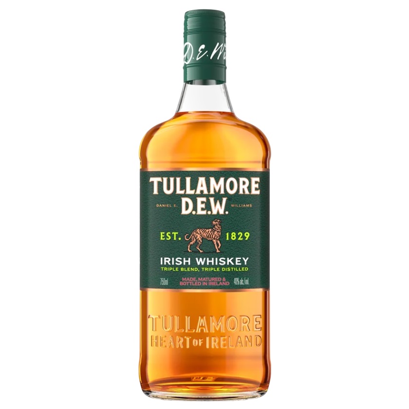 Whiskey Tullamore DEW 40º 750cc NP (ETIQUETAS ROTAS)