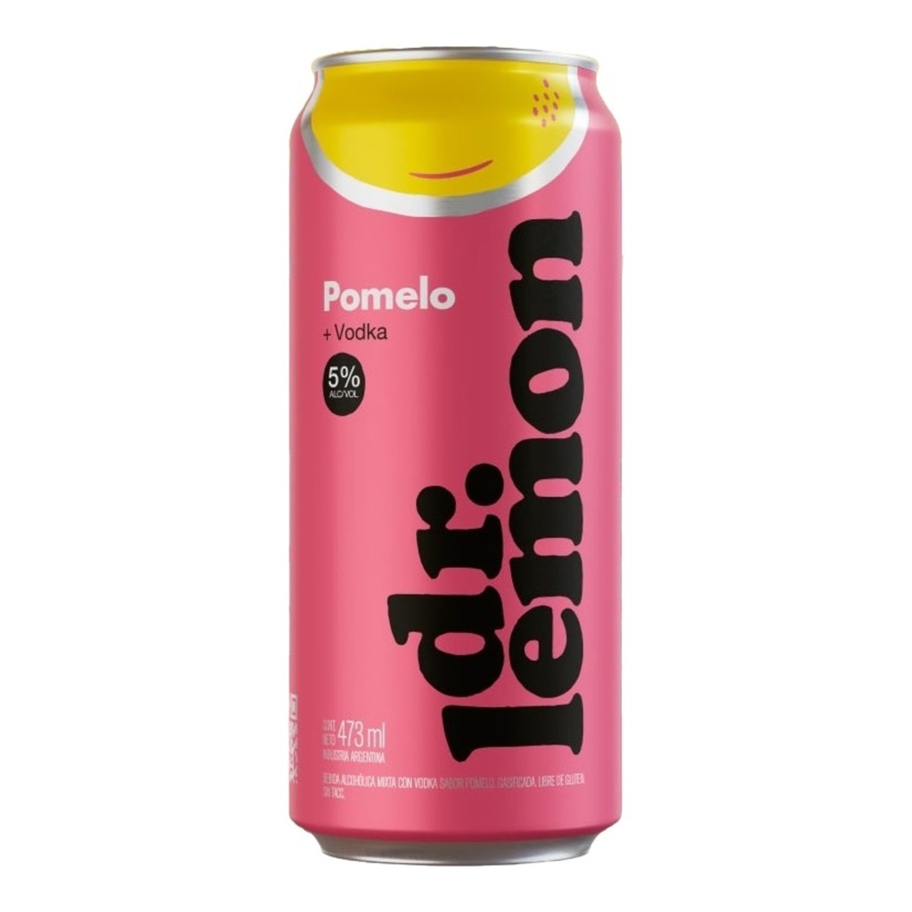 [3403] Dr Lemon Vodka POMELO 5% LATA 473cc