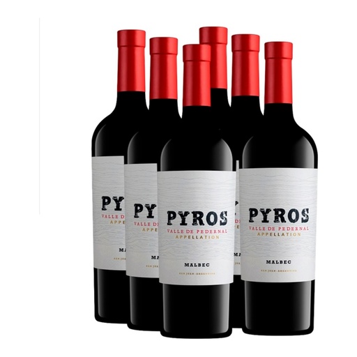 [3449] Promo x6 Pyros Malbec 750cc