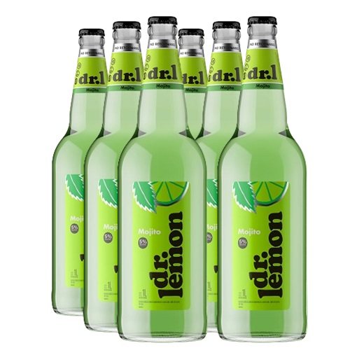 [3465] Promo x6 Dr Lemon Vodka Mojito 1000cc