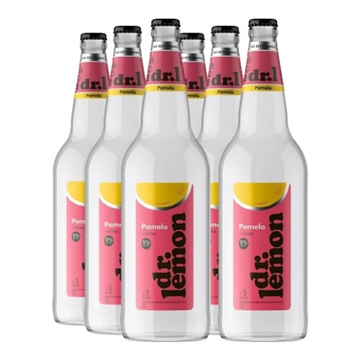 [3495] Promo x6 Dr Lemon Vodka POMELO 1000cc