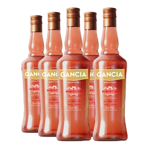 [3523] Promo 5+1 Gancia HIBISCUS 750cc