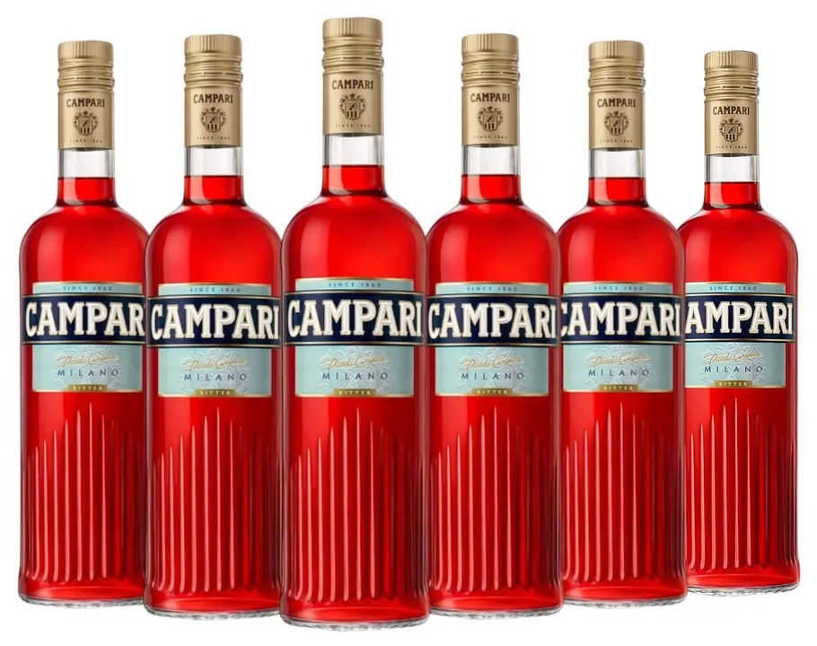 Promo 5+1 Aperitivo Campari 750cc