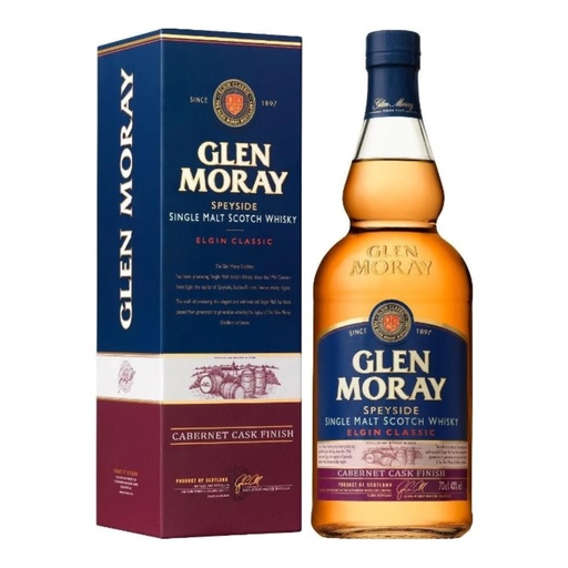 [3752] Whisky Glen Moray Cabernet Cask 40º 1x700cc