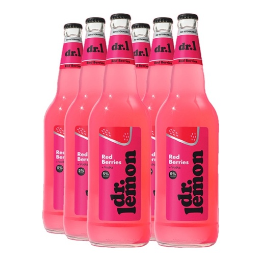 [3961] Promo x6 Dr Lemon Vodka Red Berries 1000cc