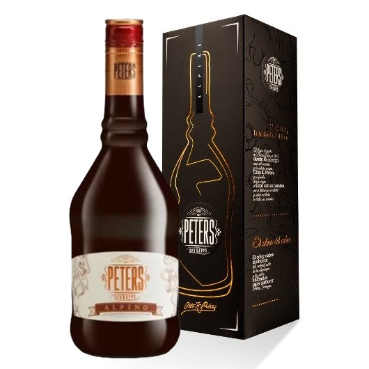 Licor Chocolate Alpino Peters Schnapps 17° 700cc