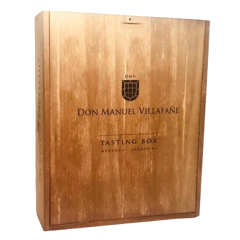 [4050] DM Villafañe Coleccion Estuche Madera 3x750cc