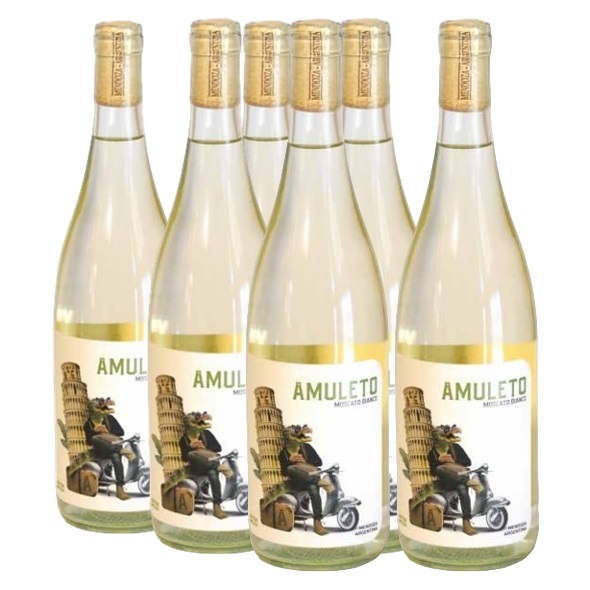 [4203] Promo 5+1 Amuleto Moscato Blanco 750cc