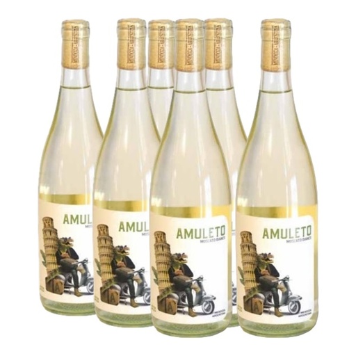 [4203] Promo 5+1 Amuleto Moscato Blanco 750cc