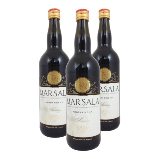 [4311] Promo x3 Marsala Ambra Fine I.P. Semisecco DOC 1000cc