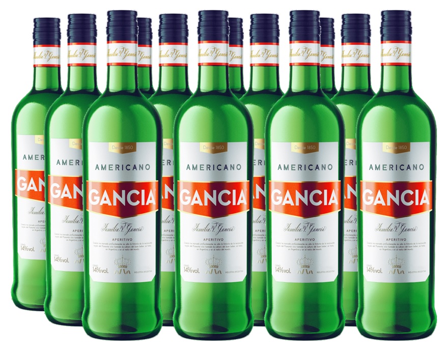 Promo x12 Americano Gancia 950cc