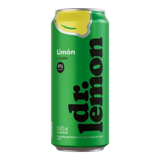 [4320] Dr Lemon Limón + Vodka LATA 4º 473cc