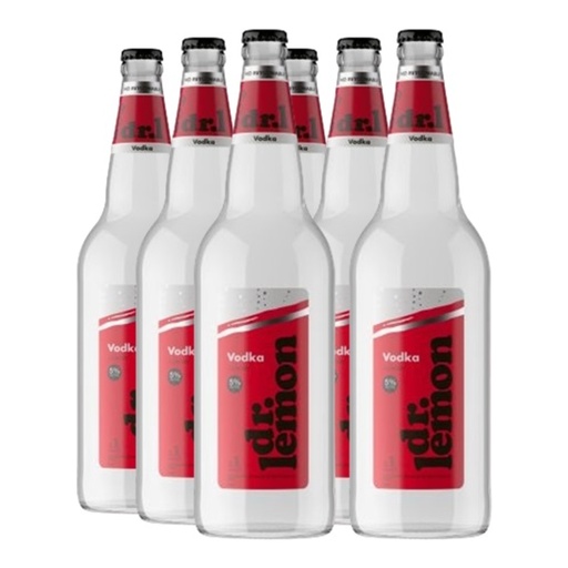 [4322] Promo x6 Dr Lemon Vodka 1000cc