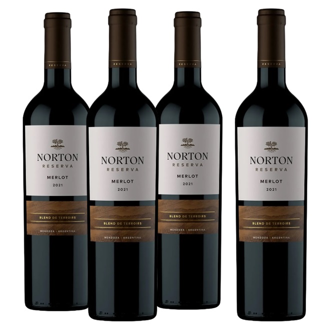 [4331] Promo 3+1 Norton Reserva Merlot 750cc
