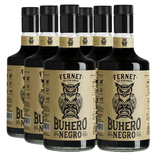 [SO4512] Promo x6 Fernet Buhero Negro 700cc 25% Off