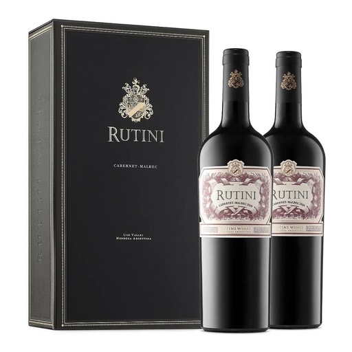 [4531] Rutini Cabernet Malbec Estuche 2x750cc