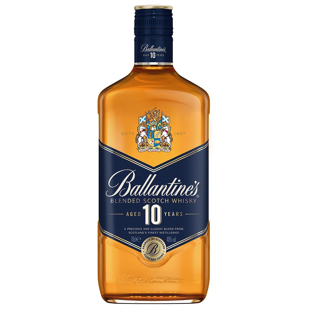 Whisky Ballantines 40° 10 Años 700cc