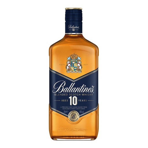 [4550] Whisky Ballantines 40° 10 Años 700cc