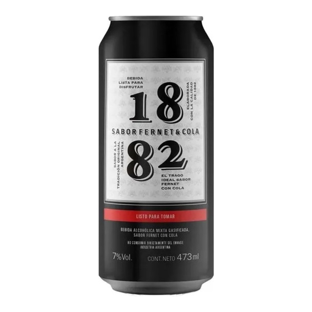 [4563] Fernet Cola 1882 7° LATA 473cc