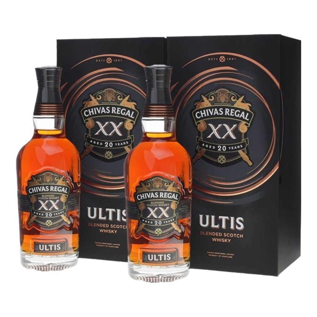 [SO4572] Promo x2 Whisky Chivas Ultis 20 Años 1x700cc