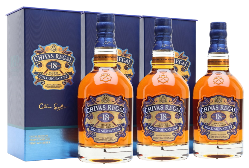 [SO4592] Promo x3 Chivas 18 yo 40º 1x700cc