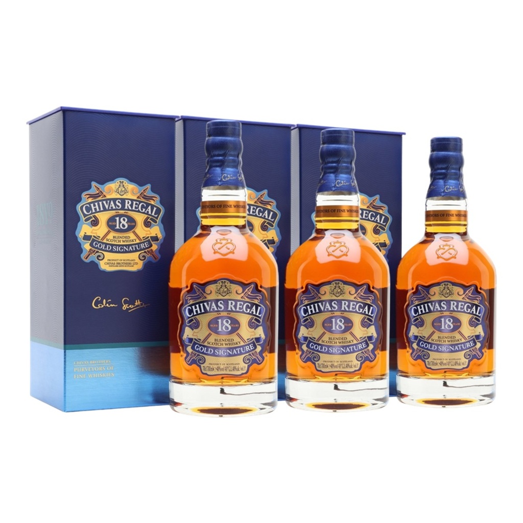 [SO4592] Promo x3 Chivas 18 yo 40º 1x700cc