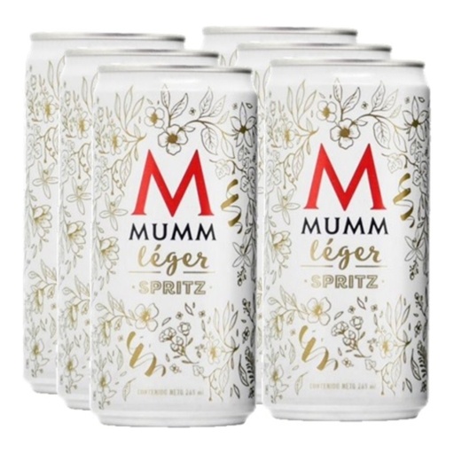 [SO4786] Promo x6 Mumm Leger Spritz LATA 269cc