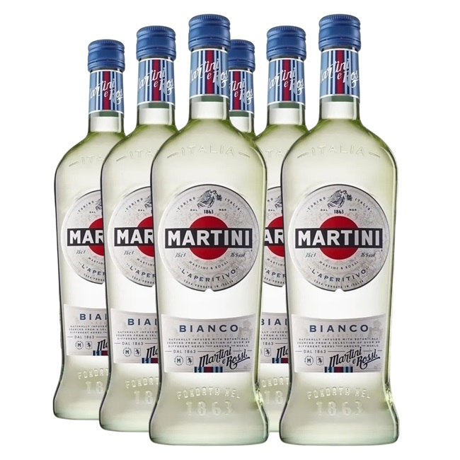 [4820] Promo 5+1 Vermouth Martini Bianco 1000cc