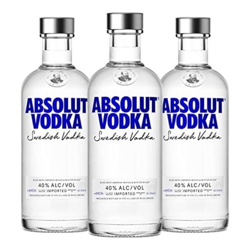 [SO4844] Promo x3 Vodka Absolut 500cc