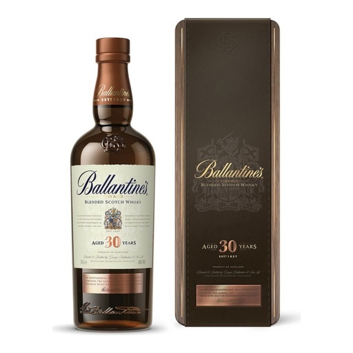 [4878] Whisky Ballantines 30 Años 40° Estuche 1x700cc
