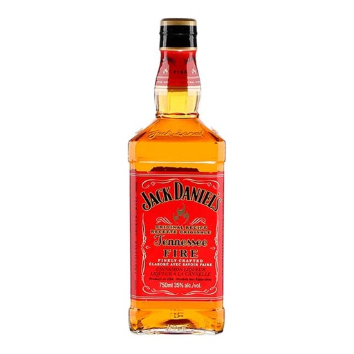 [4885] Jack Daniels Tennessee Whiskey FIRE 35° 700cc