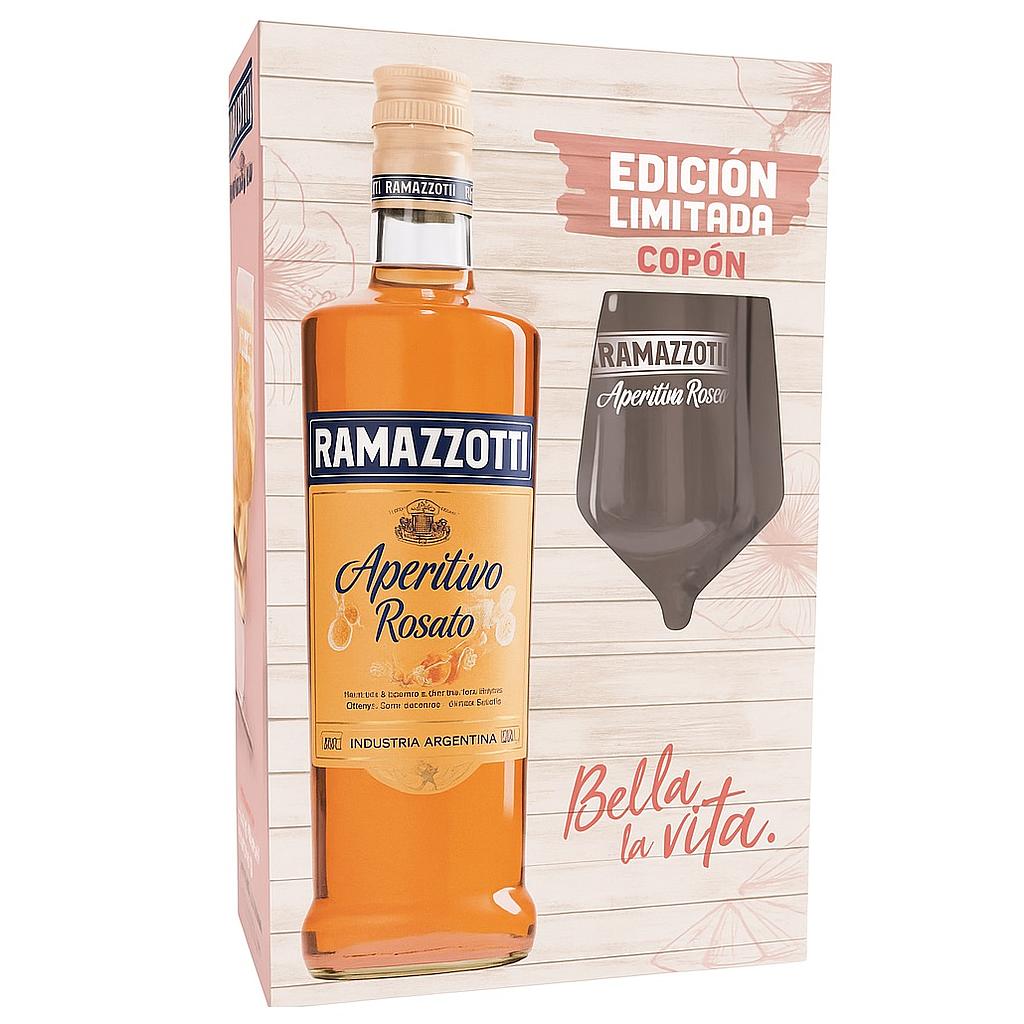 Vap Estuche 1 Ramazzotti 700cc + 1 Copa