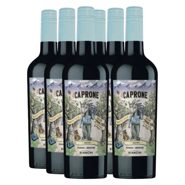 Promo 5+1 IL Caprone Malbec 750cc